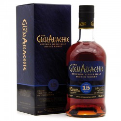 Glenallachie - Whisky Single Malt - 15 ans, bouteille et étui